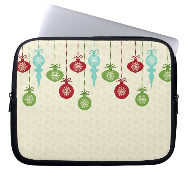 Kerstsieraden Laptop- en Netbook-Sleeves Laptop Sleeve (Voorkant)