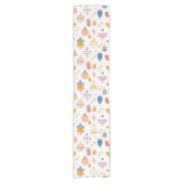 Kerstsieraden met een kutterretro korte tafelloper (Voorkant)