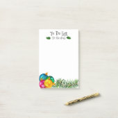 Kerstsieraden om lijstelves te DOEN Post-it® Notes (Op bureau)