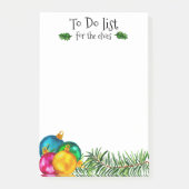 Kerstsieraden om lijstelves te DOEN Post-it® Notes (Voorkant)