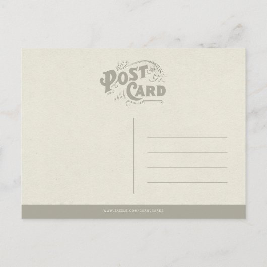 Kerstsieraden Schitterende retro-blaasjes CC1245 Briefkaart (Achterkant)