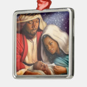 Kerstsieraden uit de Heilige Familie van Afrika Metalen Ornament (Links)