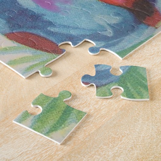 Kerstsieraden uit de jaren veertig legpuzzel (Zijkant)