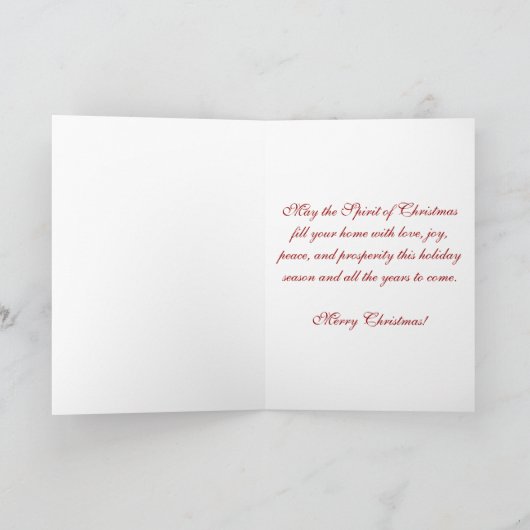 Kerstsieraden Wenskaarten Feestdagen Kaart (Binnen)