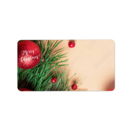 kerstsierAdresetiketten Etiket