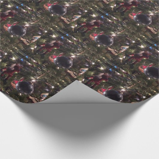 kerstsierbomen cadeaupapier (Hoek)