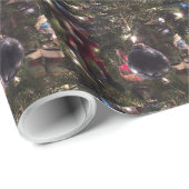 kerstsierbomen cadeaupapier (Rol Hoek)