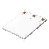 kerstsierbordblok notitieblok (Linkerzijde)