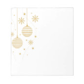kerstsierbordblok notitieblok (Voorkant)
