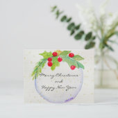 kerstsierBriefkaart Feestdagenkaart (Staand voorkant)