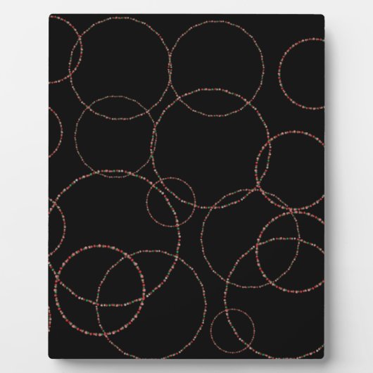 kerstsiercirkels fotoplaat (Voorkant)