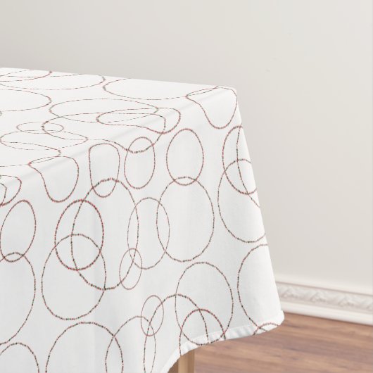 kerstsiercirkels tafelkleed (Voorbeeld)