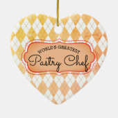 kerstsiergebak van de arlebakkersgebak keramisch ornament (Achterkant)