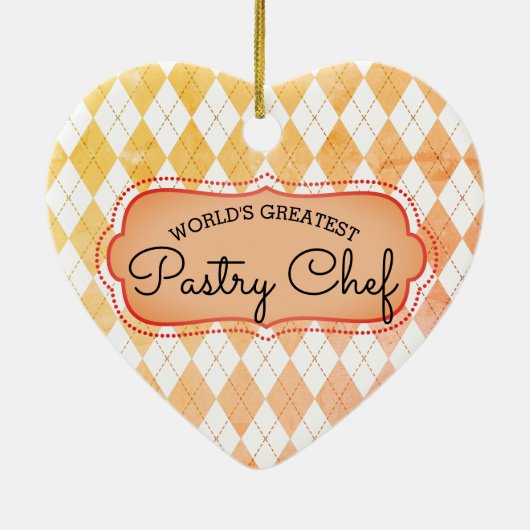 kerstsiergebak van de arlebakkersgebak keramisch ornament (Achterkant)