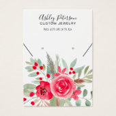 kerstsierjuwelen die ketting verdienen visitekaartje (Voorkant)