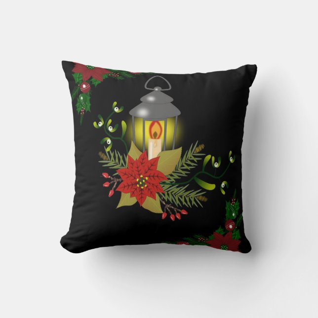 KerstSierkussen, kerstkaars Kussen (Voorkant)