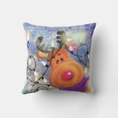 KerstSierkussen met Happy Reindeer Kussen (Achterkant)