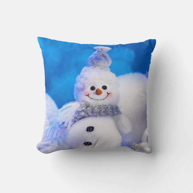 KerstSierkussen/Snowman Kussen (Voorkant)