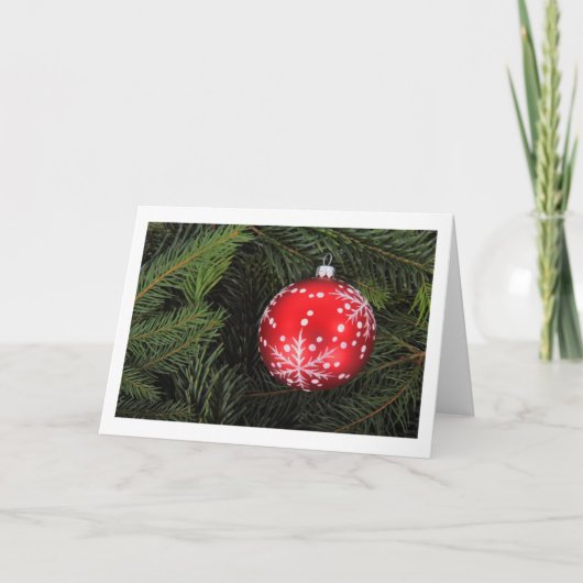 kerstsiernotities feestdagen kaart (Voorkant)