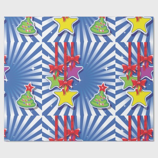 kerstsierpapier cadeaupapier (Vlak)