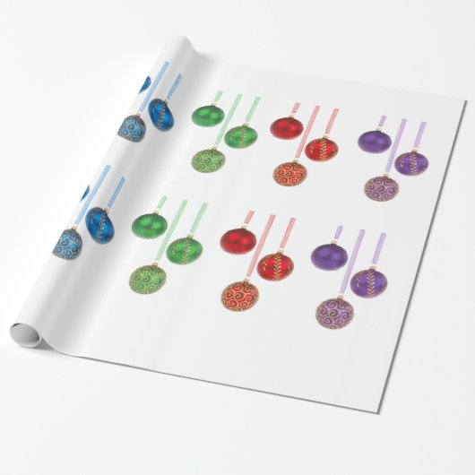 kerstsierpapier. cadeaupapier (Uitgerold)