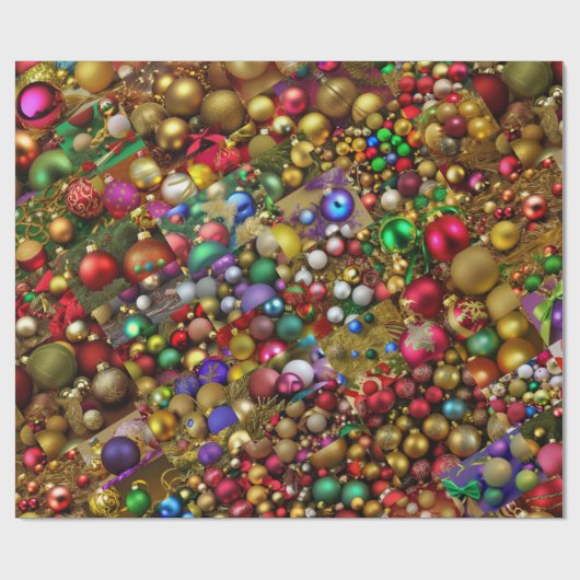 kerstsierpapier, extravaganza, omslagpapier cadeaupapier (Vlak)