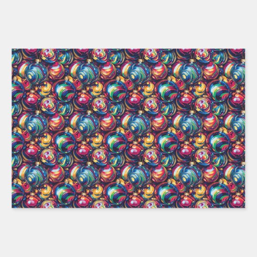 kerstsierpapier inpakpapier vel (Voorkant 3)