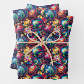 kerstsierpapier inpakpapier vel (In situ)