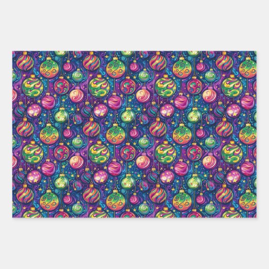 kerstsierpapier inpakpapier vel (Voorkant 3)