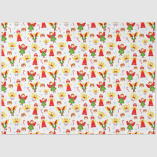 kerstsierpapier voor grappige engeltjes tissuepapier