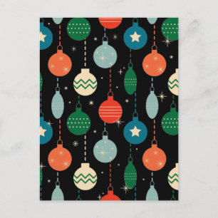 kerstsierpatronen briefkaart