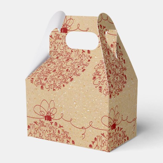 kerstsierpatroon bedankdoosjes (Achterkant)