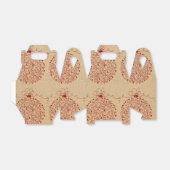  kerstsierpatroon bedankdoosjes (Uitgevouwen)