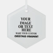 kerstsierplanten en -bomen glas ornament (Voorkant)