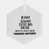 kerstsierplanten en -bomen glas ornament (Achterkant)