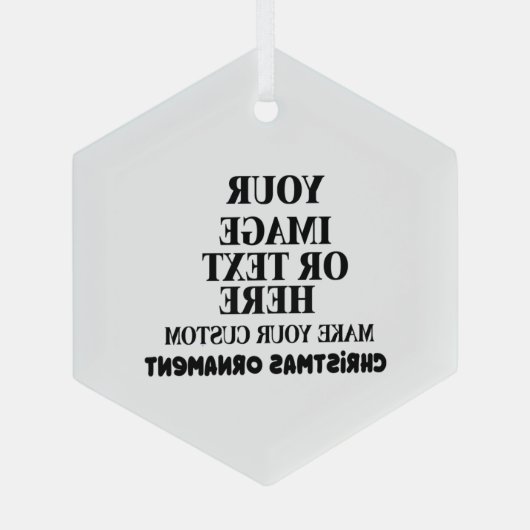 kerstsierplanten en -bomen glas ornament (Achterkant)