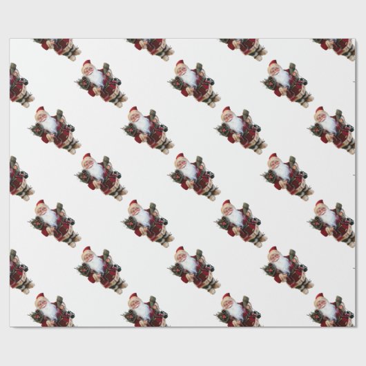 kerstsierpop cadeaupapier (Vlak)