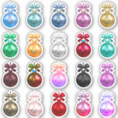 kerstsiersticker sticker (Voorkant)