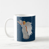 KerstSilver Angel Koffiemok (Links)
