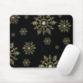 KerstSilver Snowflake Mousepad Muismat (Met muis)