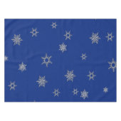 KerstSilver Snowflake Tafelkleed (Voorkant (Horizontaal))