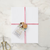 Kerstsimmerend potpourri op het fornuis cadeaulabel (Met Touw)