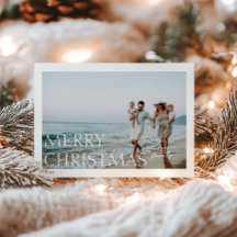 Kerstsimpliciteit Foto Vakantiewenskaart