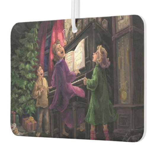 kerstsing Along Painting Luchtverfrisser (Links)