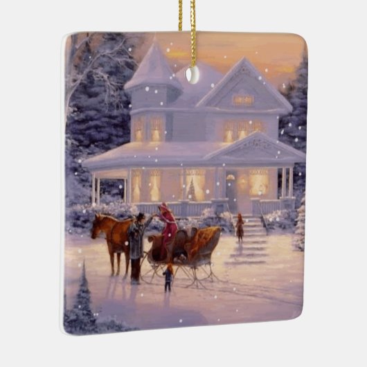 kerstsiroop keramisch ornament (Rechts)