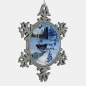 kerstsiroop tin sneeuwvlok ornament (Links)