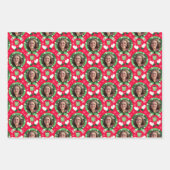 Kerstsjaal Fotoverpakking Papieren Bladen Inpakpapier Vel (Voorkant)