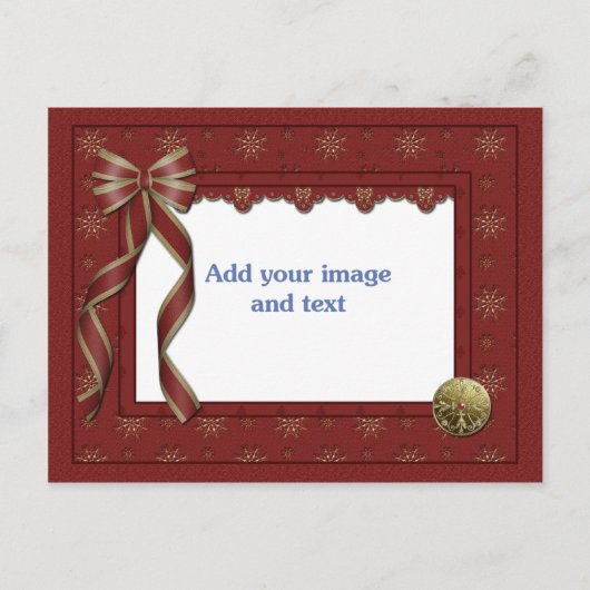 kerstSjabloon Briefkaart (Voorkant)