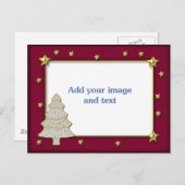 kerstSjabloon Feestdagenkaart (Voorkant / Achterkant)