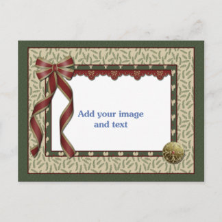 kerstSjabloon Feestdagenkaart